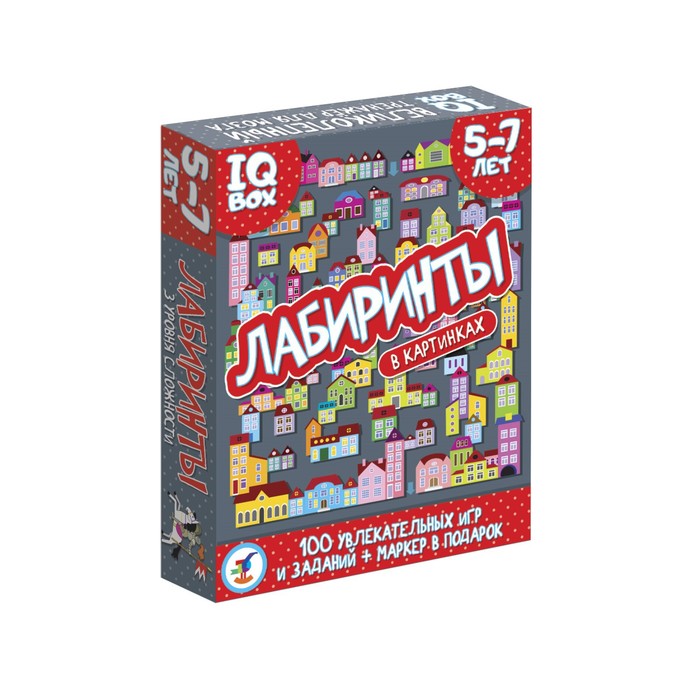 Лабиринт IQ Box, 5-7 лет игр набор iq box лабиринты 3 5 лет 3566