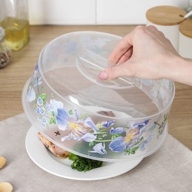 

Крышка для СВЧ, d=25 см, с декором, цвет МИКС