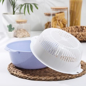 

Миска-дуршлаг, 3 л, цвет МИКС