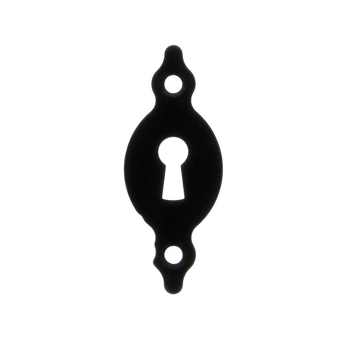 фото Накладка вертикальная, 26 × 1.5 × 67 мм, сталь, цвет чёрный матовый amig