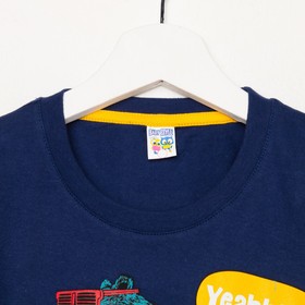 

Футболка для мальчика, цвет темно-синий, рост 122