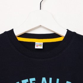 

Свитшот для мальчика, цвет чёрный, рост 152