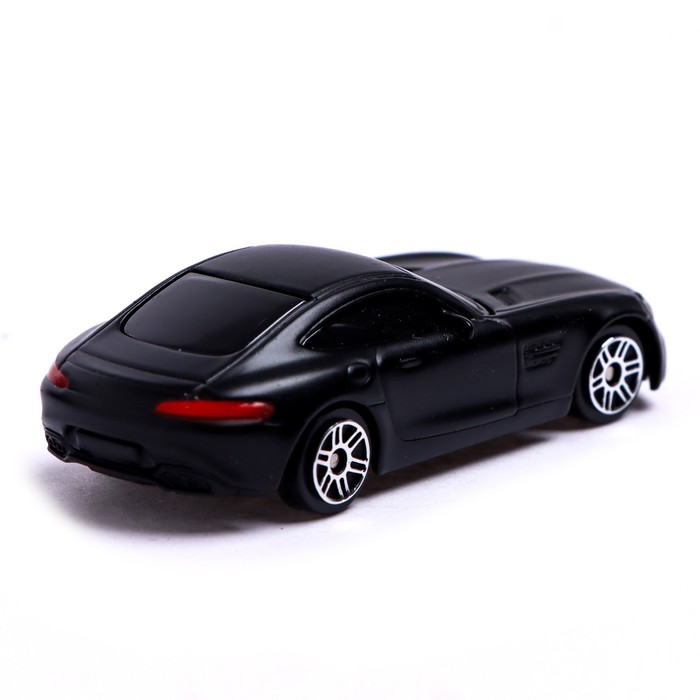 Машина металлическая MERCEDES-AMG GT S, 1:64, цвет черный матовый