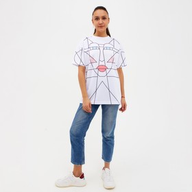 

Футболка женская MINAKU цвет белый, р-р 42-44