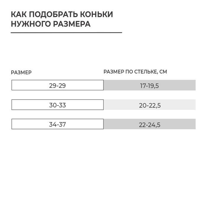 Набор коньки ледовые раздвижные 223Y с роликовой платформой+Защита, PVC колеса, размер 34-37   69155