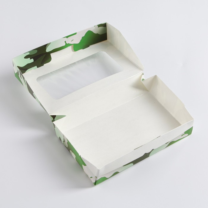 Коробка складная Камуфляж 20 х 12 х 4 см коробка складная новогодние угощения 20 х 12 х 4 см