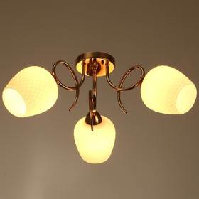 

Люстра Беатрис 3х40Вт Е27 золото 50х50х23см