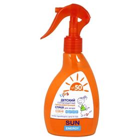 

Детский солнцезащитный спрей для загара Sun Energy Kids, SPF 50, 200 мл