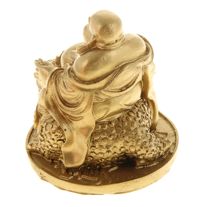 Нэцкэ под бронзу "Хотей на Пик Си с чашей"