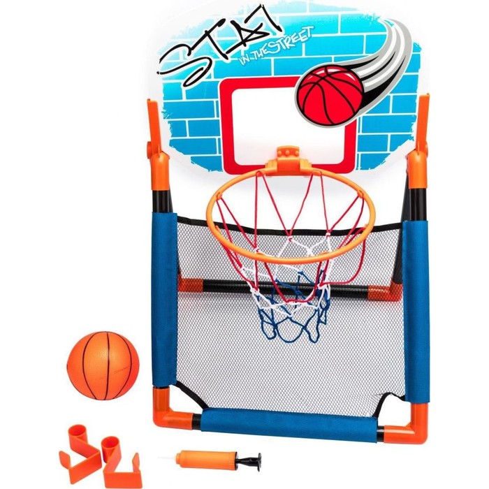 фото Баскетбольный щит 2 в 1 bradex с креплением на дверь
