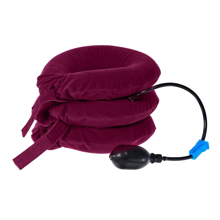 Воротник массажный Bradex надувной бордовый 77000₽