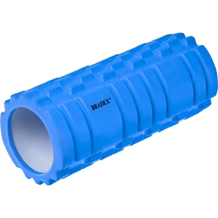 Валик для фитнеса Bradex «Туба» синий валик для фитнеса bradex массажный синий 1 шт