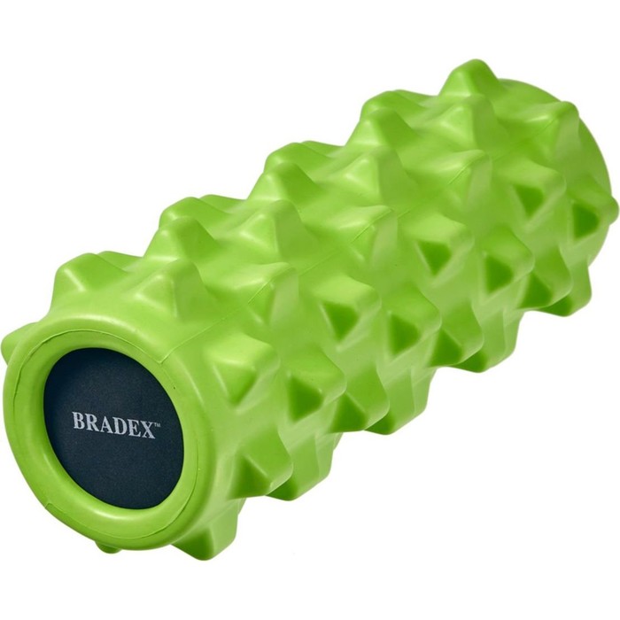 цена Валик для фитнеса Bradex, массажный, зеленый