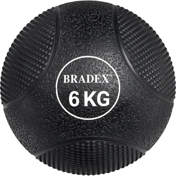 Медбол Bradex SF 0775, резиновый, 6 кг