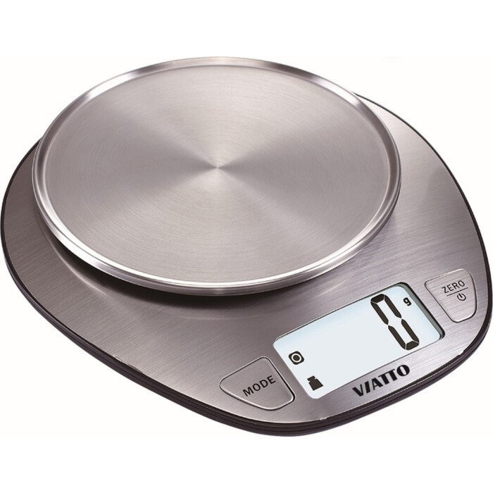 фото Весы кухонные va-ks-55s, электронные, до 5 кг, серебристые viatto