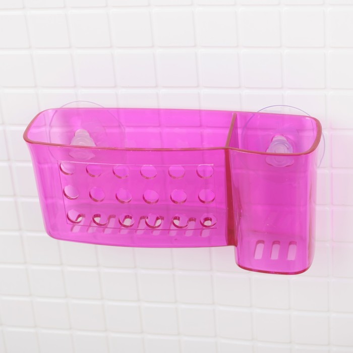 Держатель для мелочей с 2 отделениями, цвета МИКС