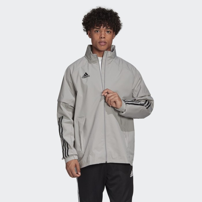 фото Ветровка мужская adidas con20 aw jkt, размер 48-50 (ed9192)