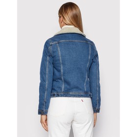 

Джинсовая куртка женская Lee Sherpa Rider Jacket, размер 46 (L54VMWQW)