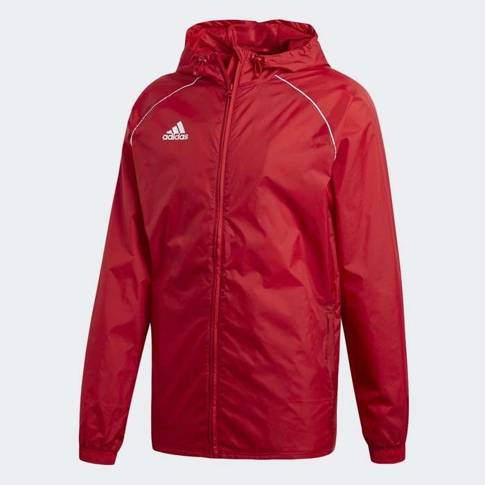 фото Куртка мужская adidas core18 rn jkt powred/white, размер 48-50 (cv3695)