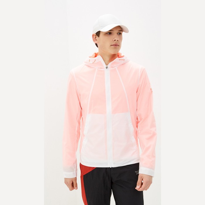 фото Куртка мужская reebok outerwear fleece jacket, размер 44-46 (gl3196)