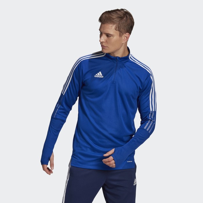 фото Лонгслив мужской adidas tiro21 tr top, размер 48-50 (gh7302)