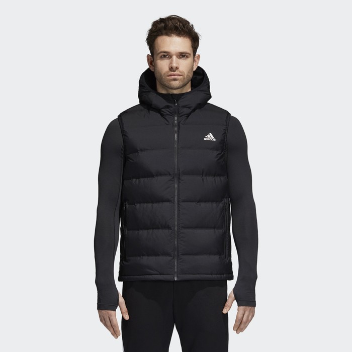 фото Пуховик мужской adidas helionic vest, размер 52-54 (bq2006)