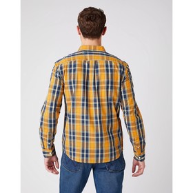 

Рубашка мужская Wrangler Men Ls 1Pkt Shirt, размер 44-46 (W5A14MXEN)