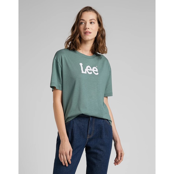 фото Футболка женская lee relaxed crew tee, размер 46 (l43pbyty)