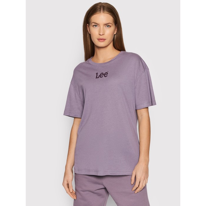 фото Футболка женская lee relaxed crew tee, размер 46 (l43pbytz)