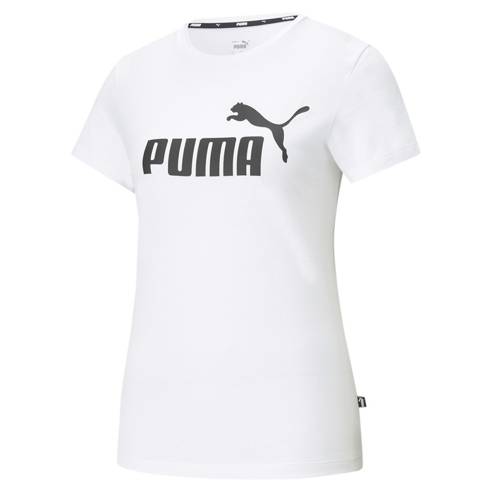 фото Футболка женская puma essential logo tee, размер 42-44 (58677402)