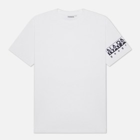 

Футболка мужская Napapijri SADAS SS BRIGHTWHITE 002, размер 52-54 (NA4FRH002)
