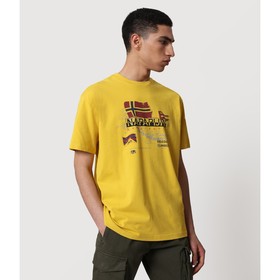 

Футболка мужская Napapijri STARLIGHT YELLOW CURRY, размер 50-52 (NA4FVWY8N)