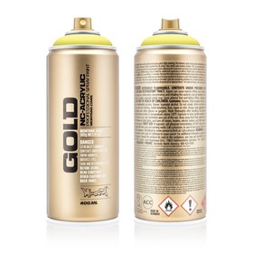 

Краска матовая MONTANA GOLD бледно-желтая 0,4л