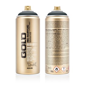 

Краска матовая MONTANA GOLD черно-стальная 0,4л