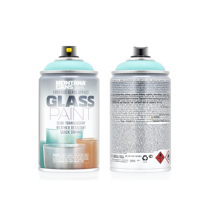 

Полупрозрачная краска MONTANA GLASS PAINT мятная 0,25л
