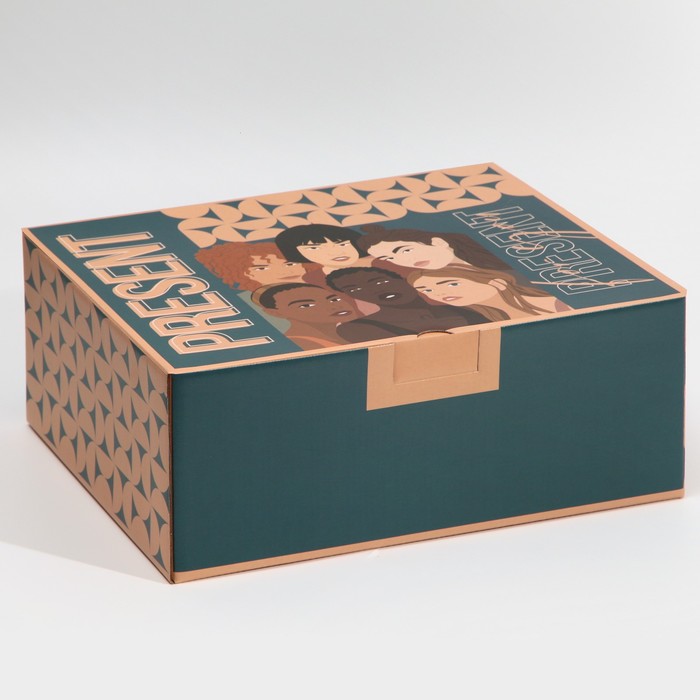 фото Коробка‒пенал present, 30 × 23 × 12 см дарите счастье