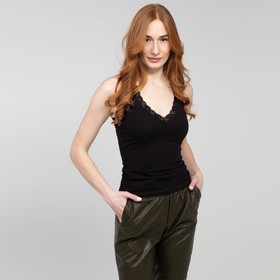 

Майка женская 3110, цвет черный, р-р 50 (2XL)