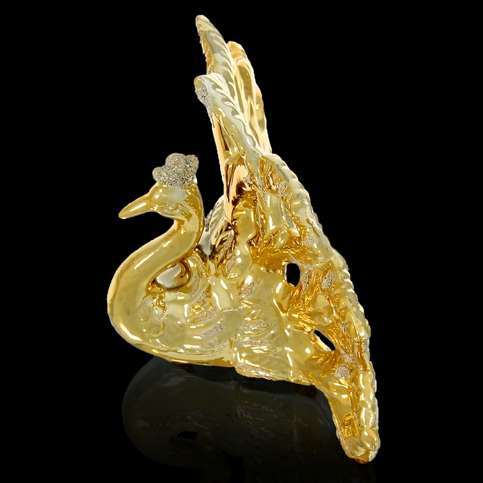 Сувенир под золото "Павлин"