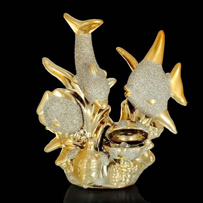 Сувенир под золото "Морская композиция"