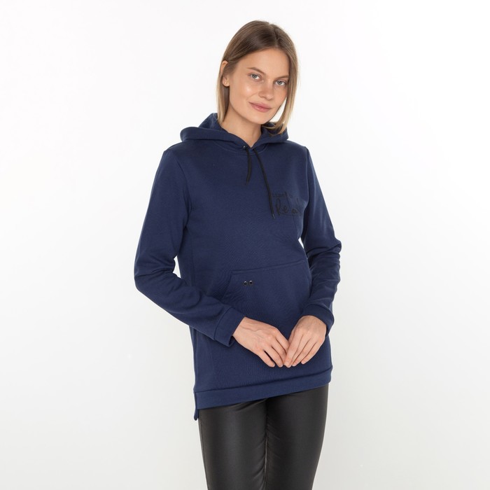 фото Худи женское, цвет синий, размер 46 амадэль