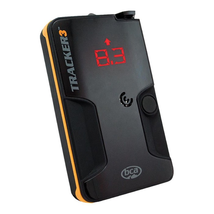 Бипер лавинный BCA Tracker 3, чёрный, красный, оранжевый бипер лавинный bca tracker 4 частота 457 кгц батарейки