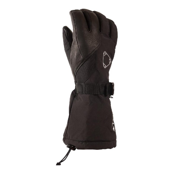 Перчатки Tobe Huron с утеплителем, размер L, чёрный флисовые перчатки nordkapp 846 с утеплителем thunsulate оливковый m l