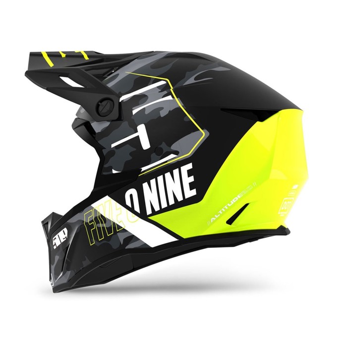 фото Шлем 509 altitude 2.0, размер xs, чёрный, жёлтый, камуфляж