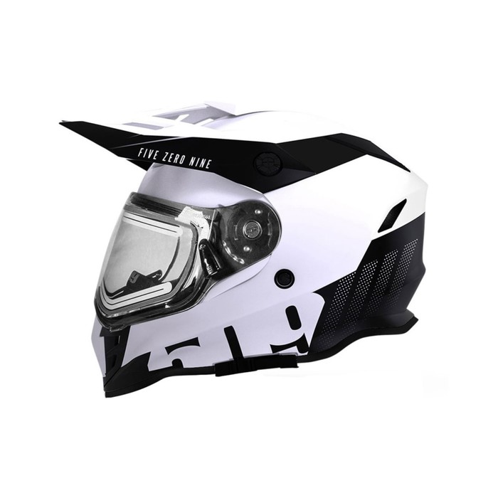 Шлем 509 Delta R3L с подогревом, размер M, белый, чёрный шлем 509 delta r3l с подогревом размер xs синий чёрный
