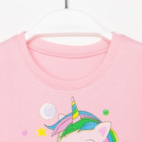 

Футболка для девочки, цвет розовый, рост 86