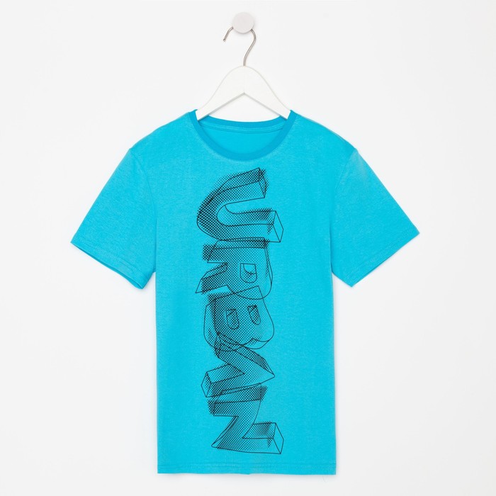 фото Футболка для мальчика, цвет синий, рост 164 luneva