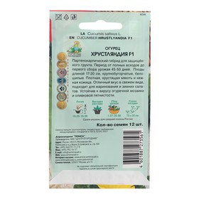 

Семена Огурец "Хрустляндия", F1, 12 шт
