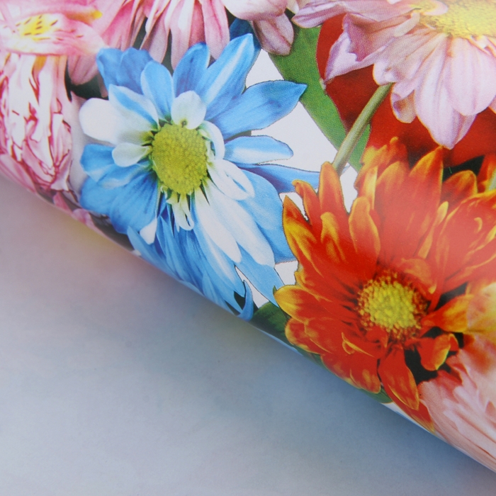 Бумага упаковочная &quot;Цветочное ассорти&quot;, 52 х 76 см