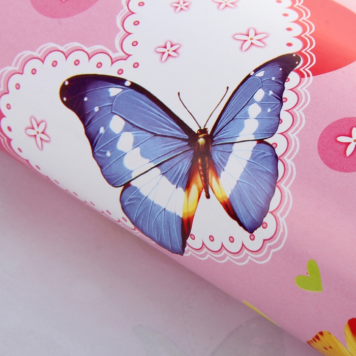 Бумага упаковочная "Летящие бабочки", 52 х 76 см