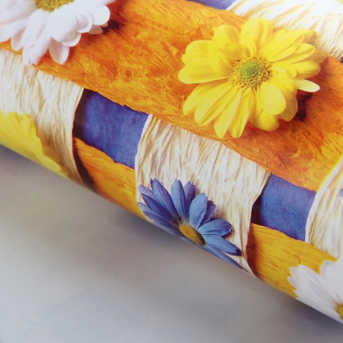 Бумага упаковочная &quot;Ромашки&quot;, 52 х 76 см